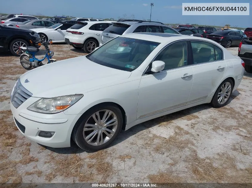 KMHGC46FX9U044100 2009 Hyundai Genesis 4.6