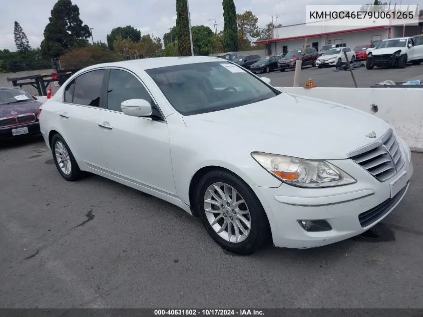 2009 Hyundai Genesis 3.8 VIN: KMHGC46E79U061265 Lot: 40631802