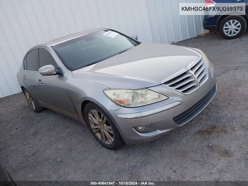 2009 Hyundai Genesis 4.6 VIN: KMHGC46FX9U059373 Lot: 40641847