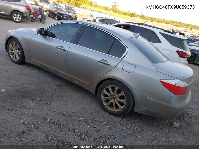 KMHGC46FX9U059373 2009 Hyundai Genesis 4.6