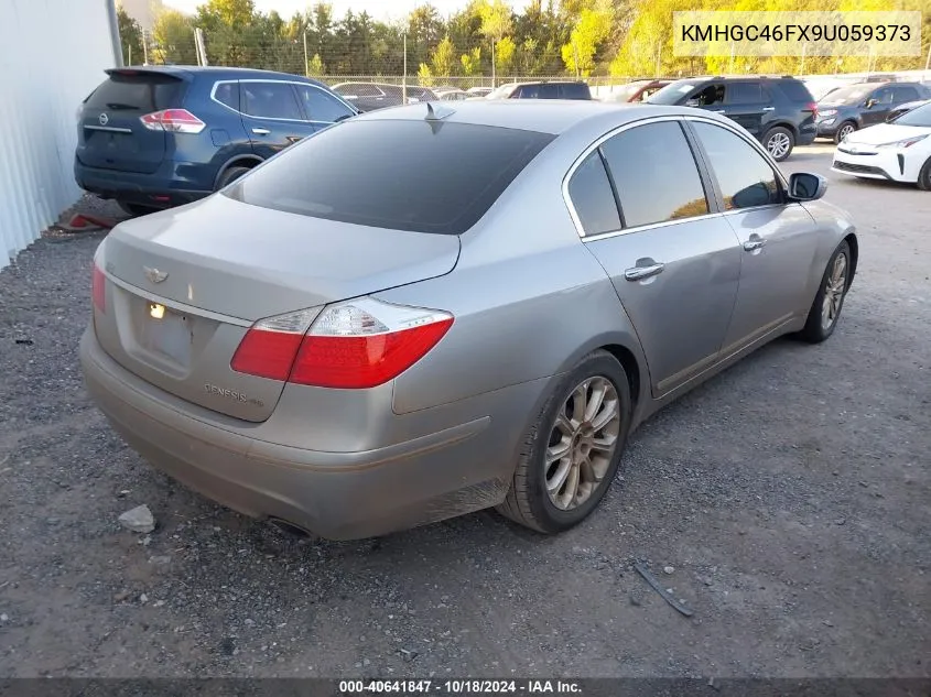 KMHGC46FX9U059373 2009 Hyundai Genesis 4.6