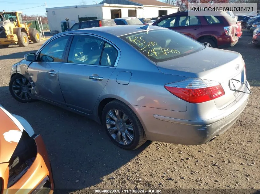 2009 Hyundai Genesis 3.8 VIN: KMHGC46E69U036471 Lot: 40829970