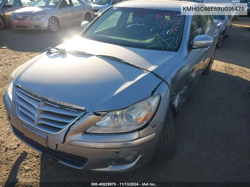 2009 Hyundai Genesis 3.8 VIN: KMHGC46E69U036471 Lot: 40829970