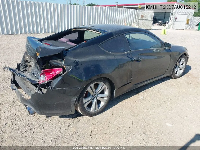 KMHHT6KD7AU015212 2010 Hyundai Genesis 2.0T