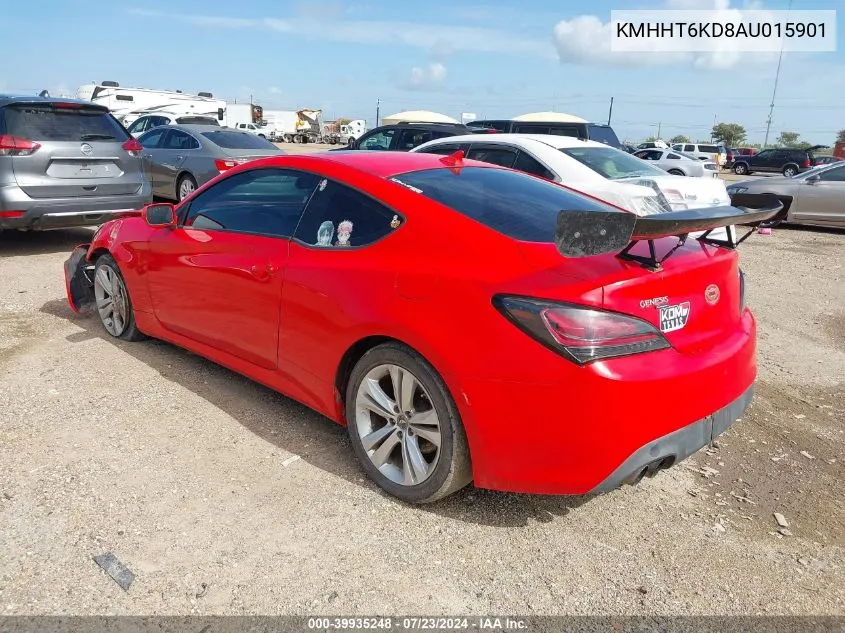 KMHHT6KD8AU015901 2010 Hyundai Genesis 2.0T Premium