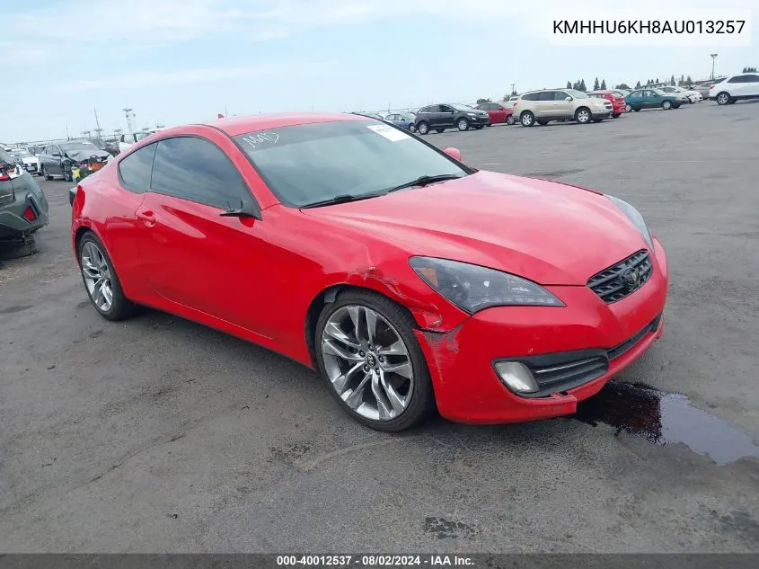 KMHHU6KH8AU013257 2010 Hyundai Genesis 3.8