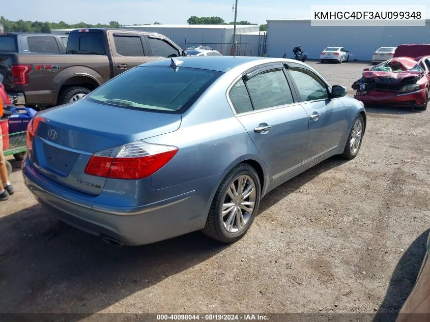 KMHGC4DF3AU099348 2010 Hyundai Genesis 4.6