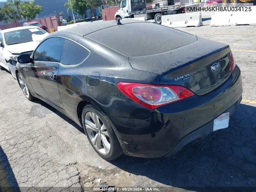 KMHHU6KH8AU034125 2010 Hyundai Genesis 3.8 Grand Touring