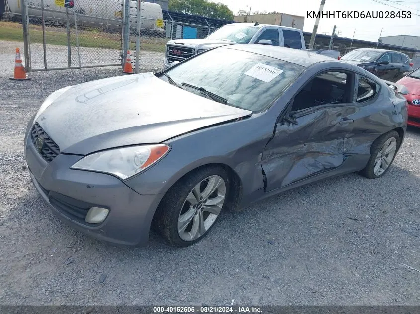 KMHHT6KD6AU028453 2010 Hyundai Genesis 2.0T