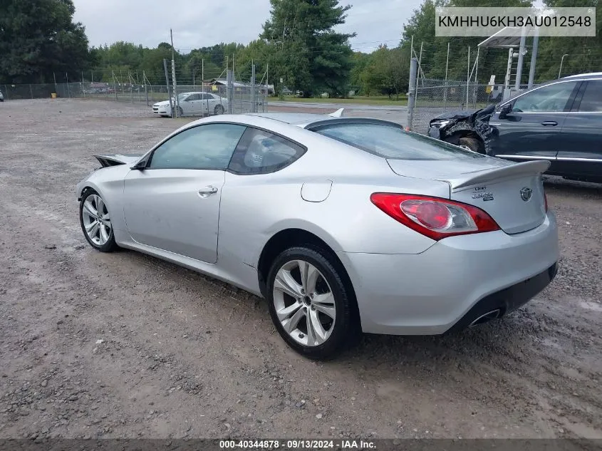 2010 Hyundai Genesis 3.8 VIN: KMHHU6KH3AU012548 Lot: 40344878