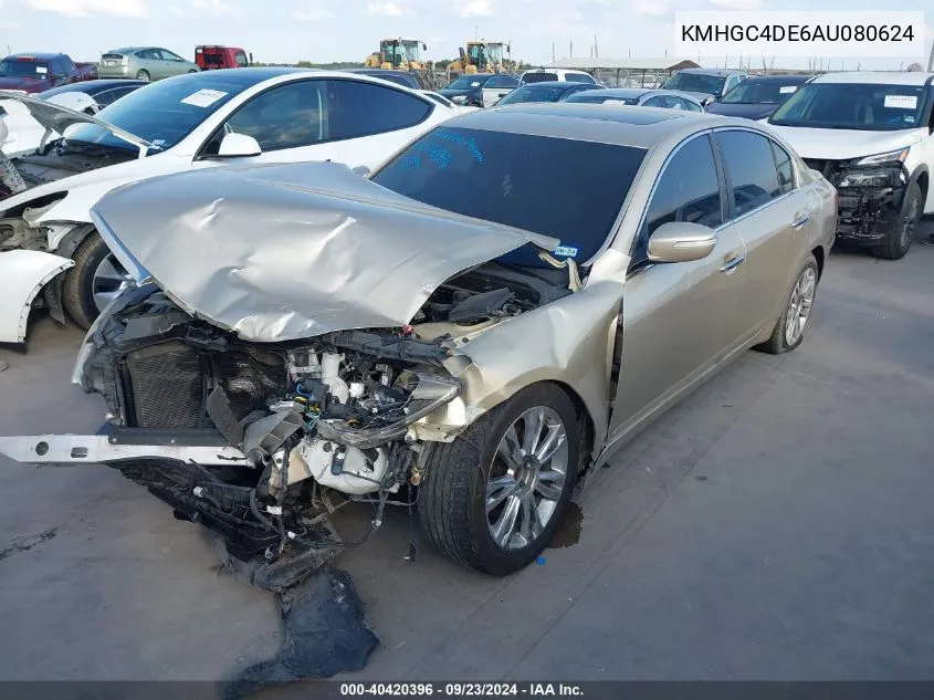 KMHGC4DE6AU080624 2010 Hyundai Genesis 3.8