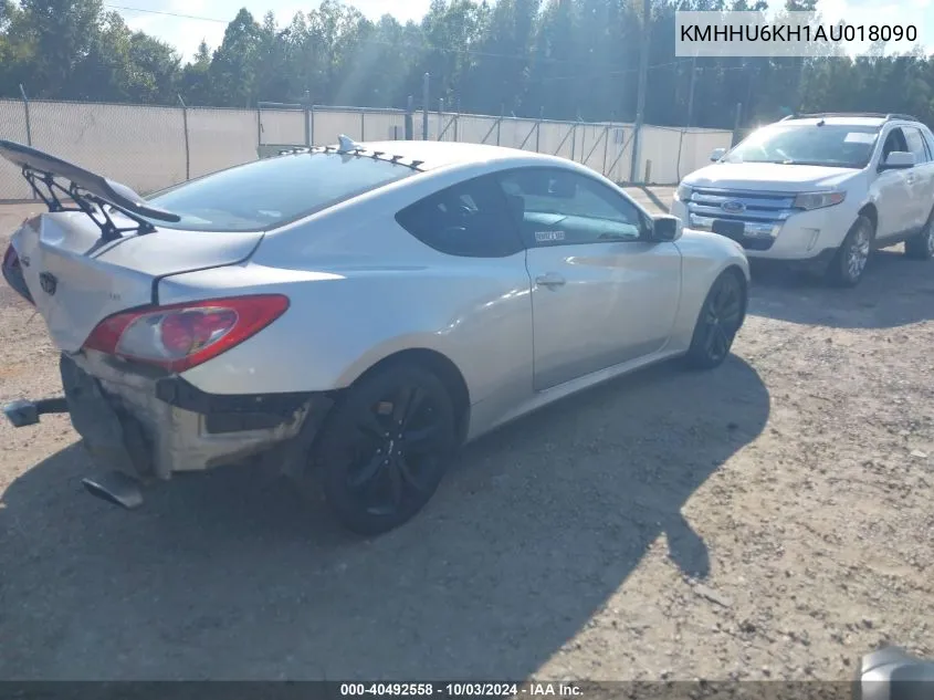 KMHHU6KH1AU018090 2010 Hyundai Genesis 3.8