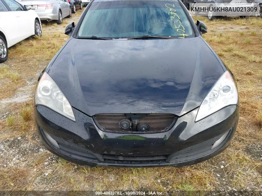 2010 Hyundai Genesis 3.8L VIN: KMHHU6KH8AU021309 Lot: 40533782