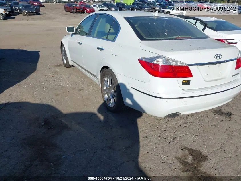 KMHGC4DF5AU096242 2010 Hyundai Genesis 4.6