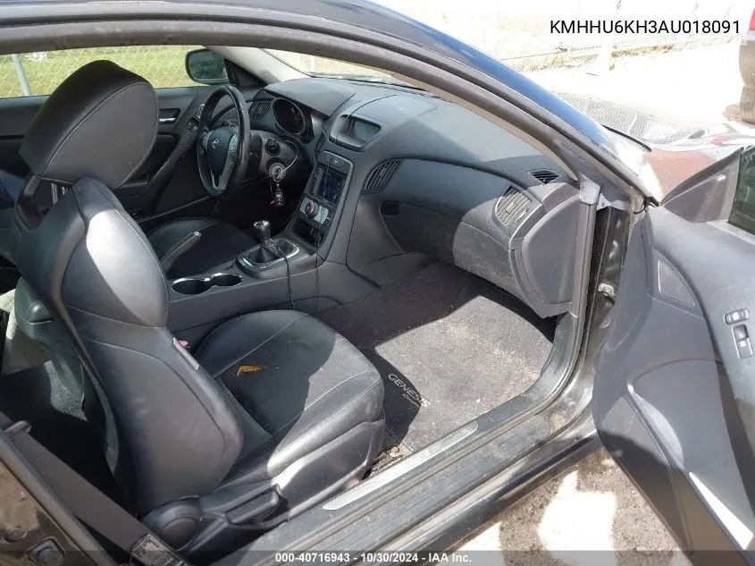 KMHHU6KH3AU018091 2010 Hyundai Genesis 3.8