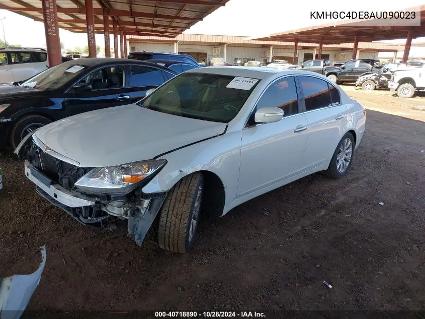 KMHGC4DE8AU090023 2010 Hyundai Genesis 3.8