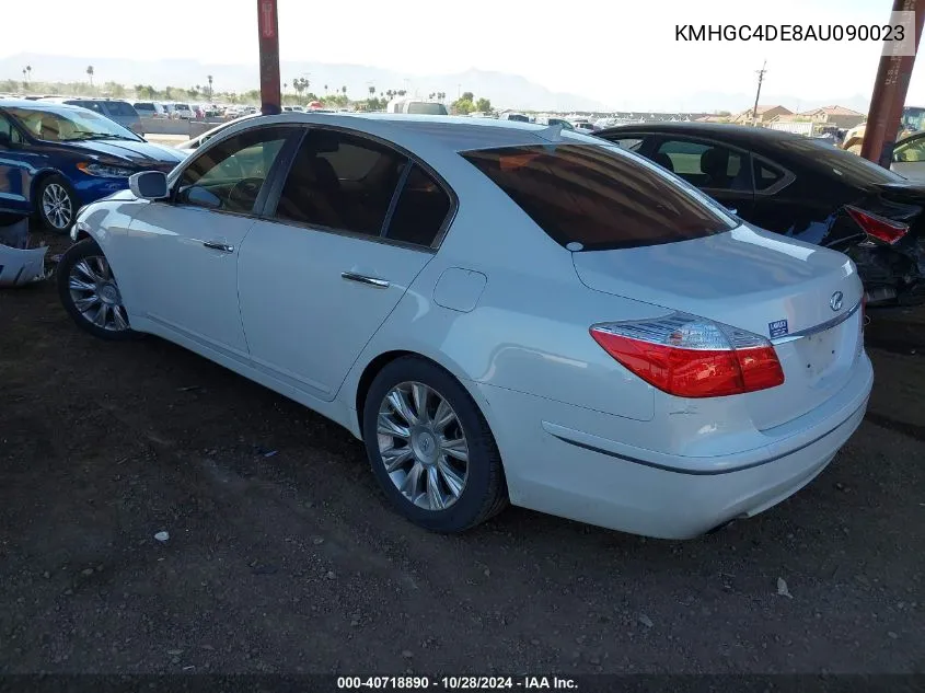 2010 Hyundai Genesis 3.8 VIN: KMHGC4DE8AU090023 Lot: 40718890