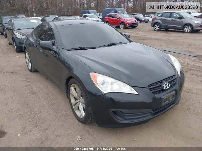 KMHHT6KD8AU028390 2010 Hyundai Genesis 2.0T