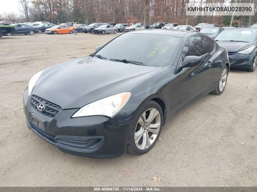 KMHHT6KD8AU028390 2010 Hyundai Genesis 2.0T