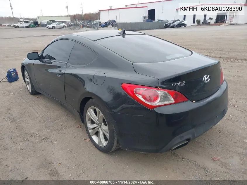 KMHHT6KD8AU028390 2010 Hyundai Genesis 2.0T