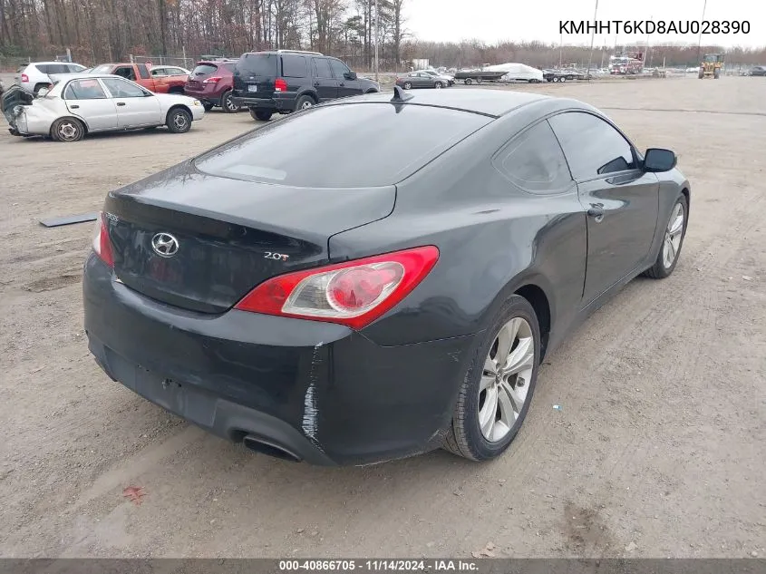 KMHHT6KD8AU028390 2010 Hyundai Genesis 2.0T