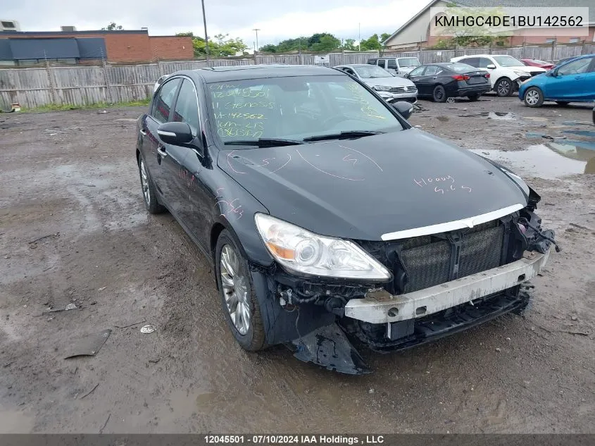 KMHGC4DE1BU142562 2011 Hyundai Genesis 3.8L