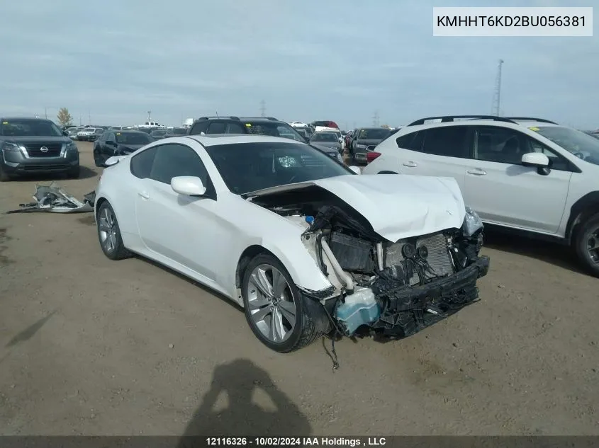 KMHHT6KD2BU056381 2011 Hyundai Genesis 2.0T Premium