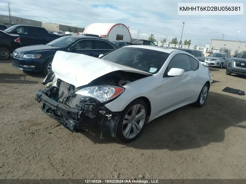 KMHHT6KD2BU056381 2011 Hyundai Genesis 2.0T Premium