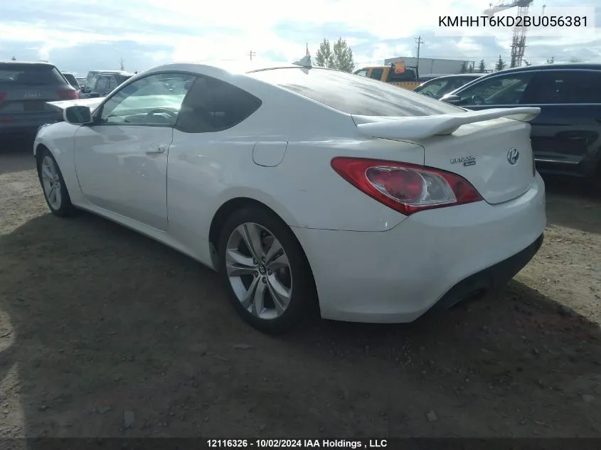 KMHHT6KD2BU056381 2011 Hyundai Genesis 2.0T Premium