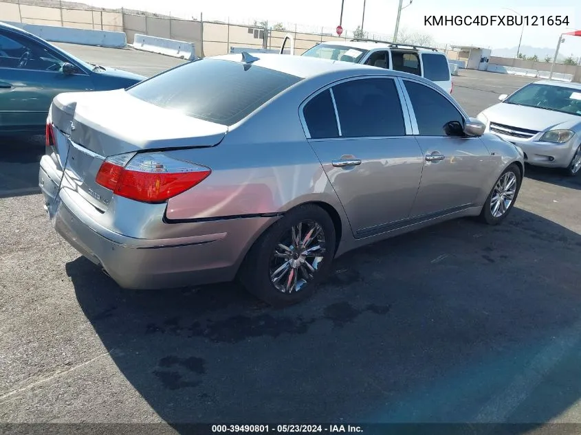 KMHGC4DFXBU121654 2011 Hyundai Genesis 4.6