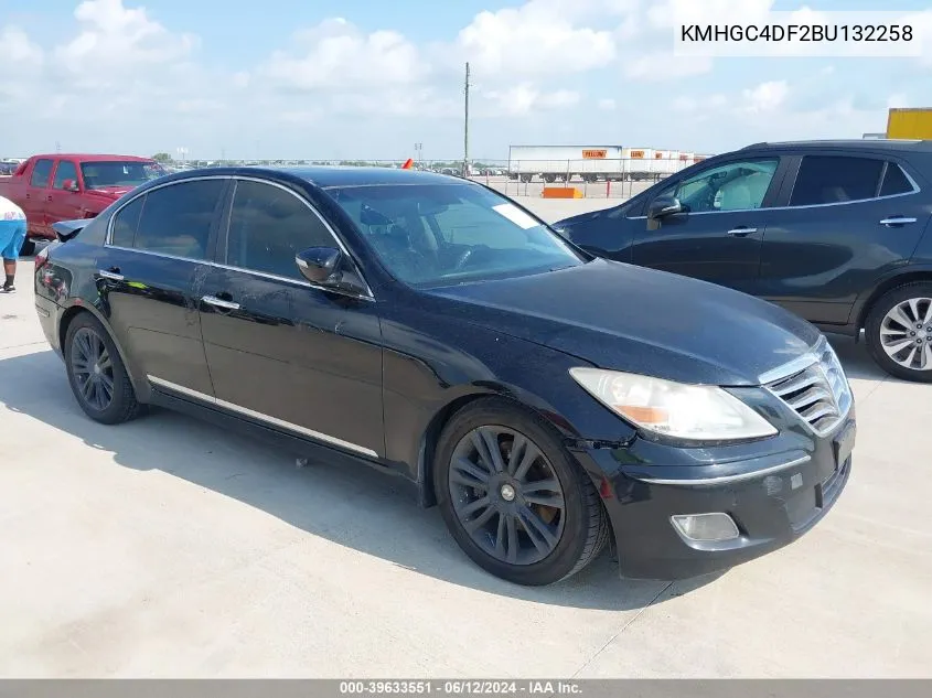 KMHGC4DF2BU132258 2011 Hyundai Genesis 4.6