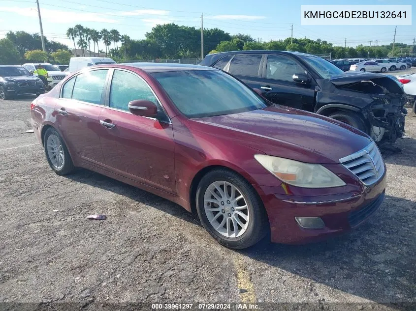 2011 Hyundai Genesis 3.8 VIN: KMHGC4DE2BU132641 Lot: 39961297