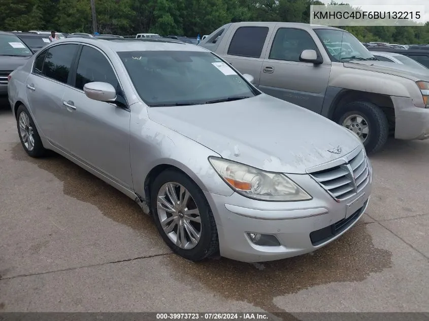 2011 Hyundai Genesis 4.6 VIN: KMHGC4DF6BU132215 Lot: 39973723