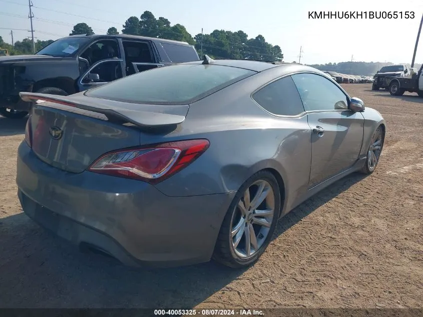 KMHHU6KH1BU065153 2011 Hyundai Genesis 3.8 Track