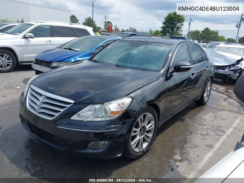 KMHGC4DE4BU123004 2011 Hyundai Genesis 3.8