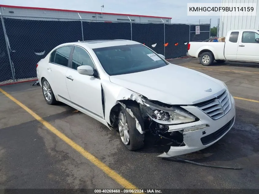 2011 Hyundai Genesis 4.6 VIN: KMHGC4DF9BU114159 Lot: 40269468