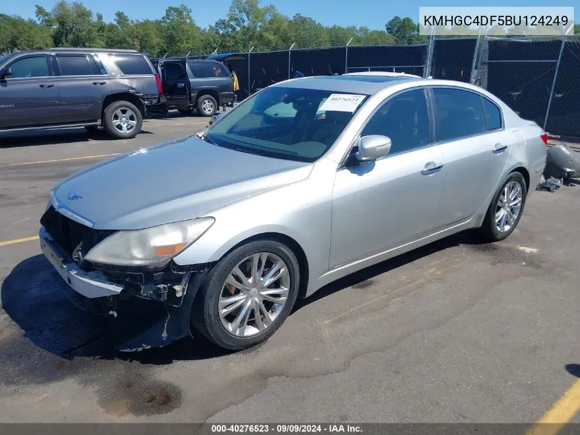 KMHGC4DF5BU124249 2011 Hyundai Genesis 4.6