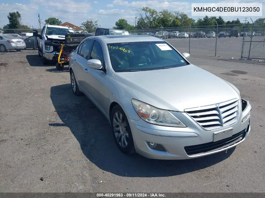 2011 Hyundai Genesis 3.8 VIN: KMHGC4DE0BU123050 Lot: 40291963