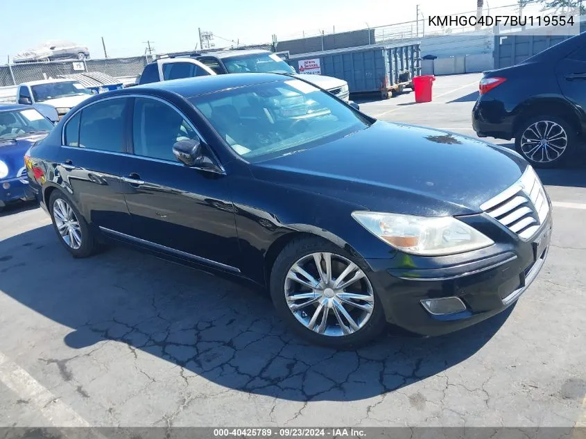 KMHGC4DF7BU119554 2011 Hyundai Genesis 4.6