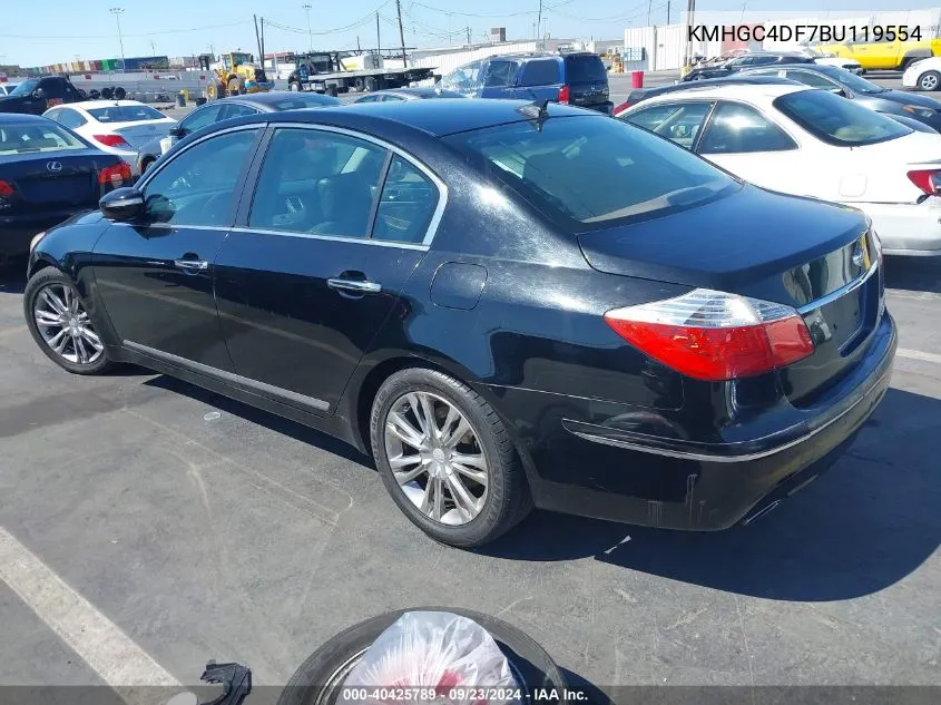 KMHGC4DF7BU119554 2011 Hyundai Genesis 4.6