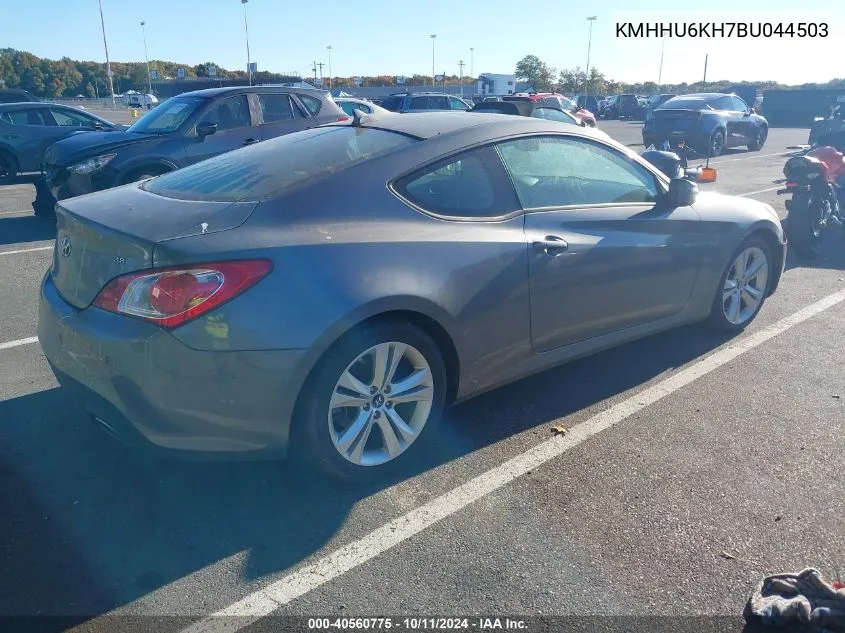 2011 Hyundai Genesis 3.8 Grand Touring VIN: KMHHU6KH7BU044503 Lot: 40560775