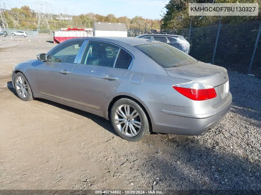 KMHGC4DF7BU130327 2011 Hyundai Genesis 4.6