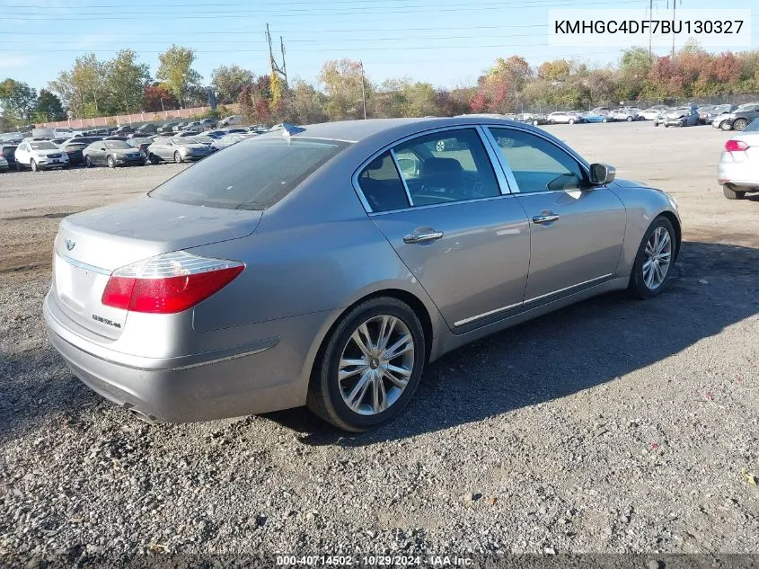 KMHGC4DF7BU130327 2011 Hyundai Genesis 4.6