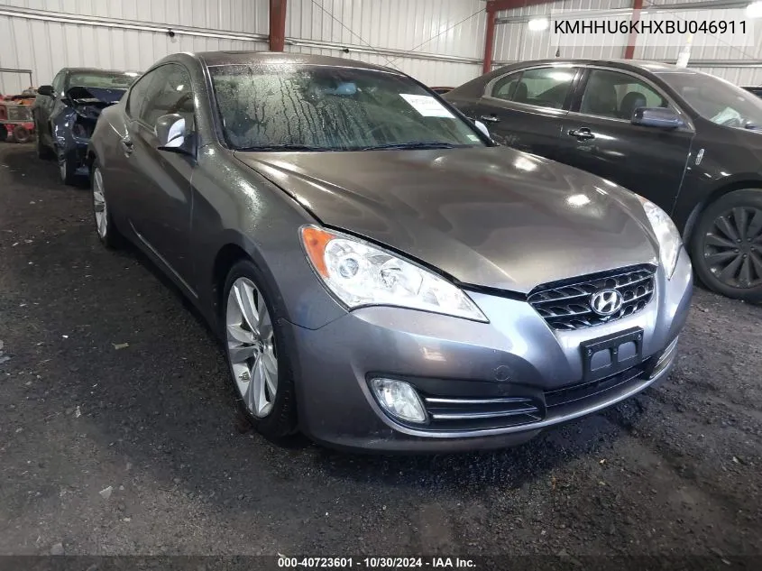 KMHHU6KHXBU046911 2011 Hyundai Genesis 3.8 Grand Touring