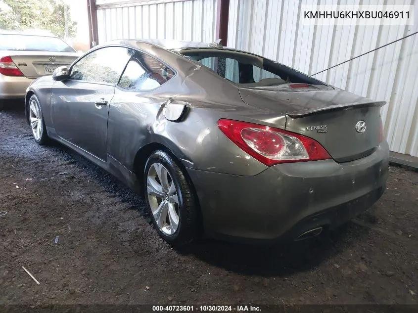 KMHHU6KHXBU046911 2011 Hyundai Genesis 3.8 Grand Touring