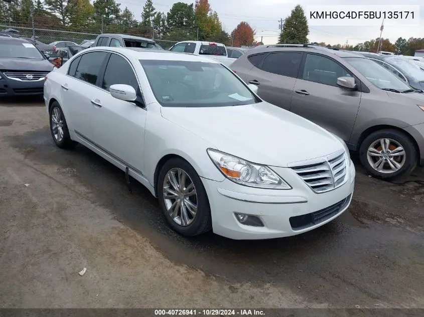 KMHGC4DF5BU135171 2011 Hyundai Genesis 4.6