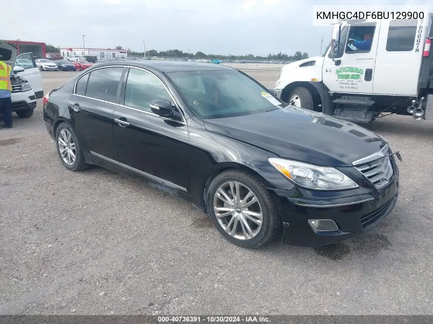 2011 Hyundai Genesis 4.6 VIN: KMHGC4DF6BU129900 Lot: 40736391