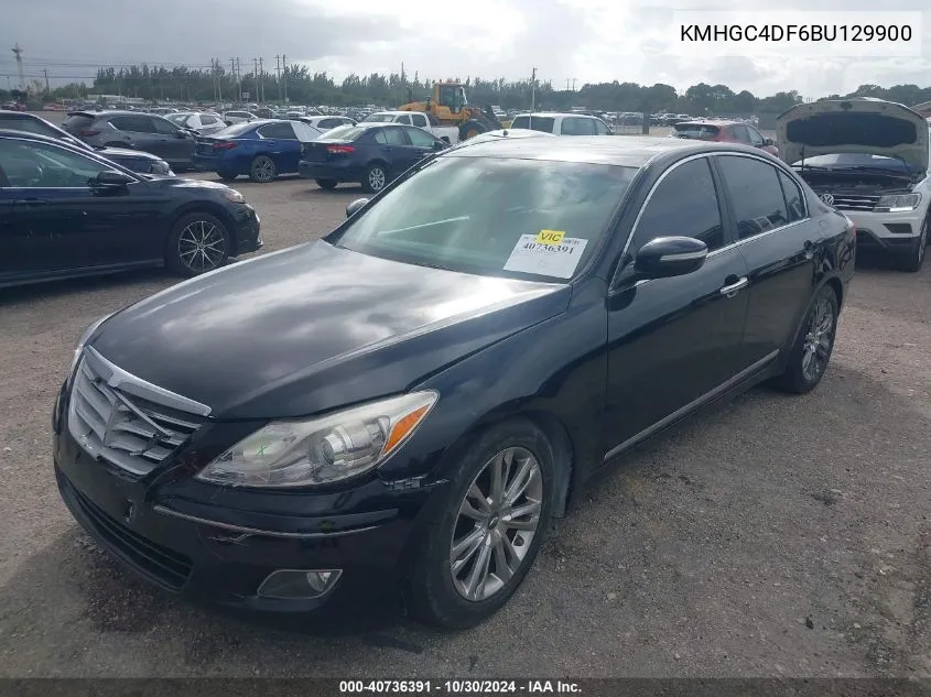 KMHGC4DF6BU129900 2011 Hyundai Genesis 4.6