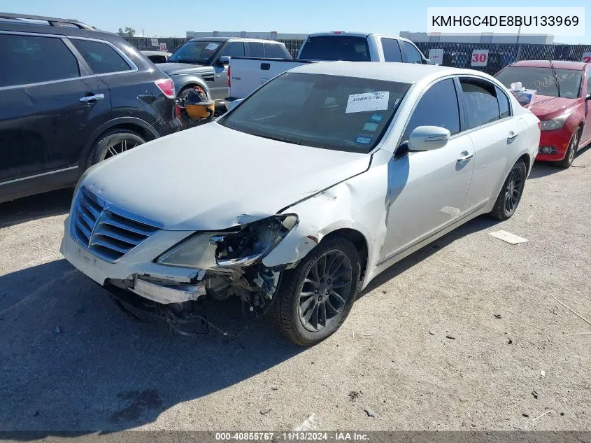 KMHGC4DE8BU133969 2011 Hyundai Genesis 3.8