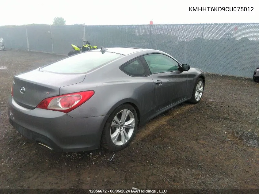 KMHHT6KD9CU075012 2012 Hyundai Genesis